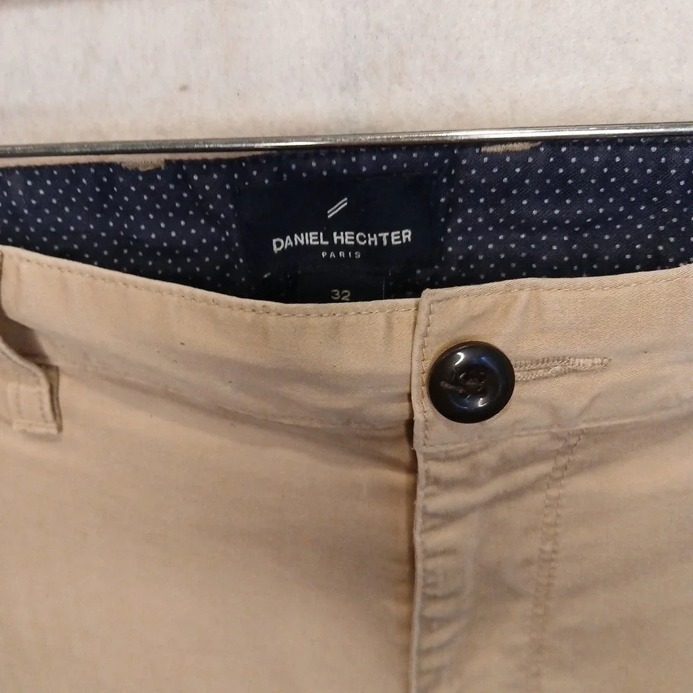Daniel Hechter Paris Men's Shorts‎ Beige Chino Cotton Blend Size 32 Hiking Golf